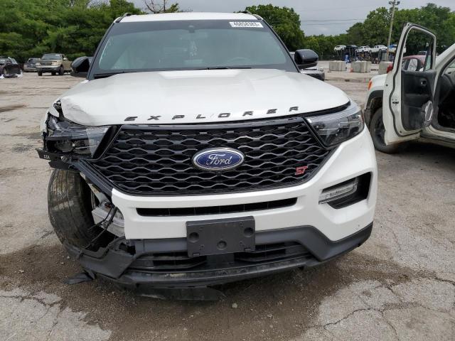 1FM5K8GC3LGC57871 - 2020 FORD EXPLORER ST WHITE photo 5