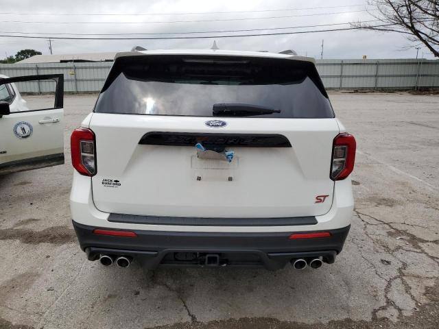 1FM5K8GC3LGC57871 - 2020 FORD EXPLORER ST WHITE photo 6