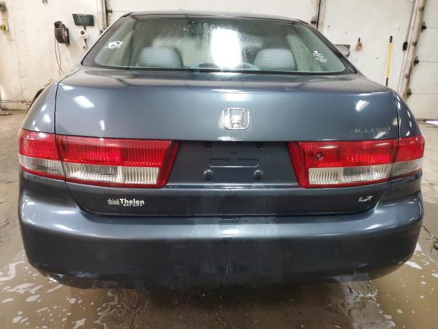 1HGCM56304A006527 - 2004 HONDA ACCORD LX BLUE photo 6