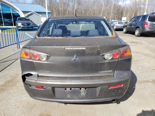 JA32U2FU7BU039701 - 2011 MITSUBISHI LANCER ES/ES SPORT GRAY photo 6