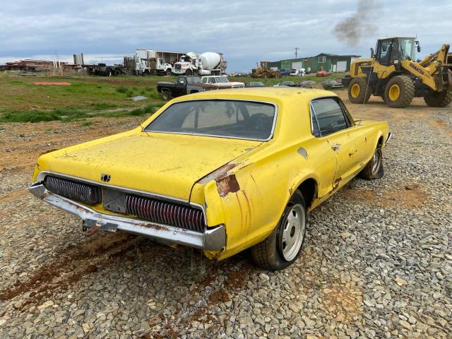 7F91A526404 - 1967 MERCURY COUGAR YELLOW photo 4