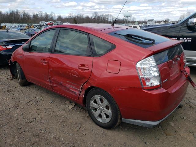 JTDKB20U877660774 - 2007 TOYOTA PRIUS RED photo 2