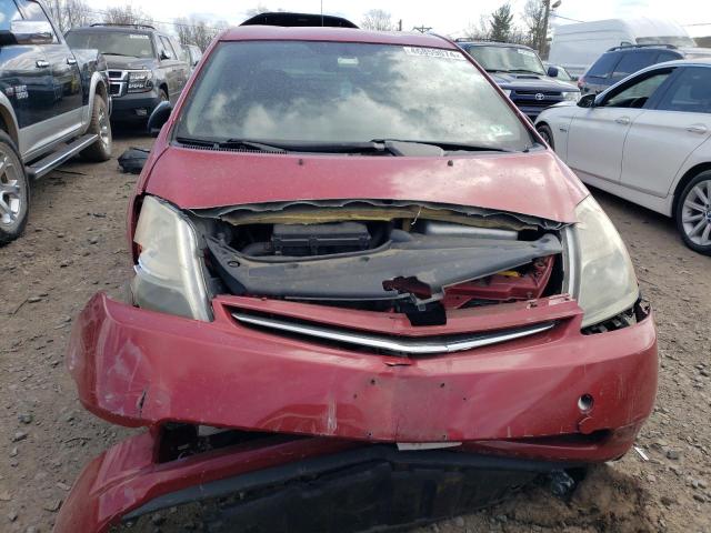 JTDKB20U877660774 - 2007 TOYOTA PRIUS RED photo 5