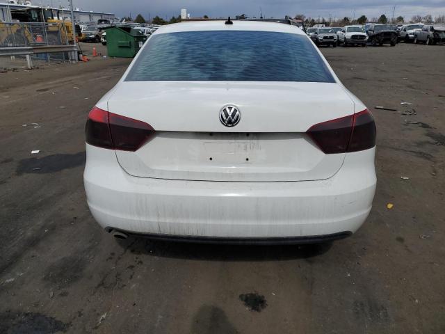 1VWBH7A37DC012523 - 2013 VOLKSWAGEN PASSAT SE WHITE photo 6