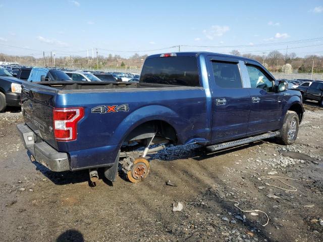 1FTFW1E50JKE59277 - 2018 FORD F150 SUPERCREW BLUE photo 3