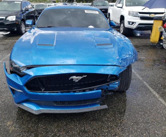 1FA6P8CFXM5140740 - 2021 FORD MUSTANG GT BLUE photo 5