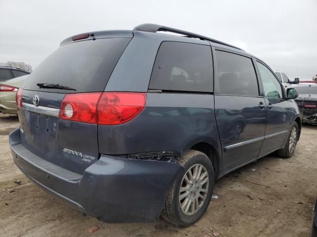 5TDBK22C18S016898 - 2008 TOYOTA SIENNA XLE BLUE photo 3