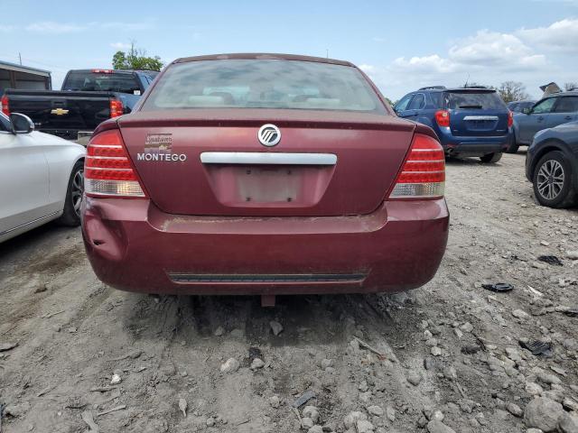 1MEFM40185G604066 - 2005 MERCURY MONTEGO LUXURY BURGUNDY photo 6