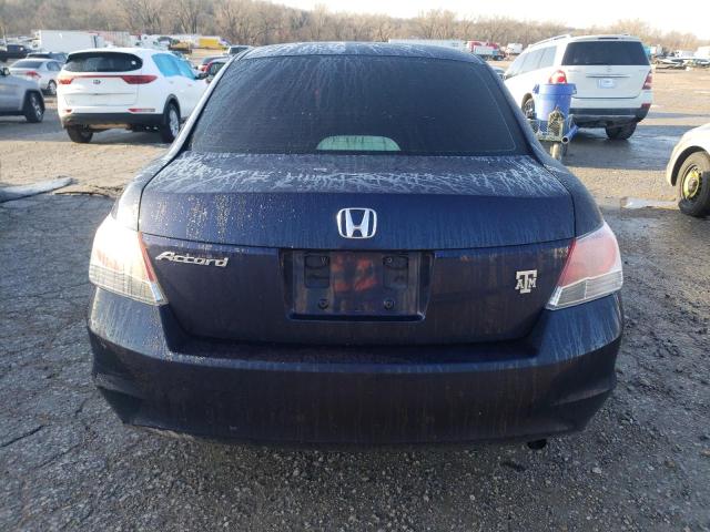 JHMCP26788C029053 - 2008 HONDA ACCORD EX BLUE photo 6