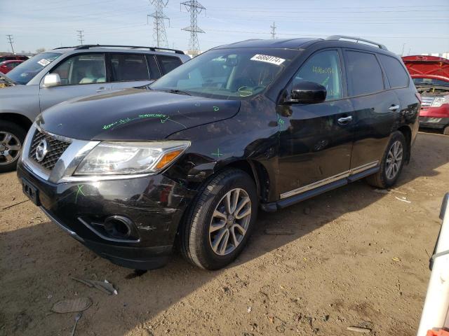 5N1AR2MMXEC608550 - 2014 NISSAN PATHFINDER S BLACK photo 1