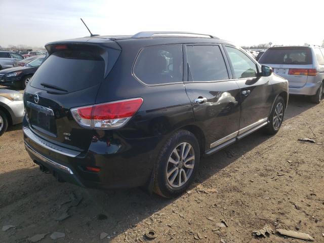 5N1AR2MMXEC608550 - 2014 NISSAN PATHFINDER S BLACK photo 3