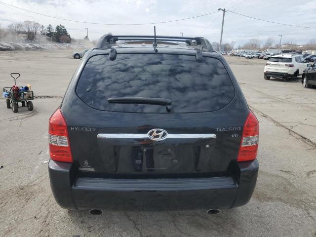 KM8JN12D37U482165 - 2007 HYUNDAI TUCSON SE BLACK photo 6