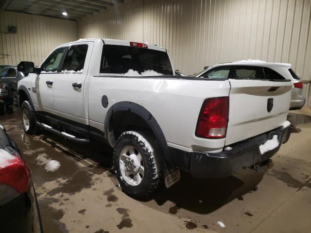 3C6TD5DT4CG112729 - 2012 DODGE RAM 2500 SLT WHITE photo 2