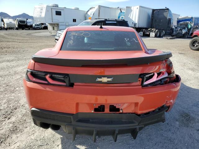 2G1FT1EW8A9141015 - 2010 CHEVROLET CAMARO SS ORANGE photo 6