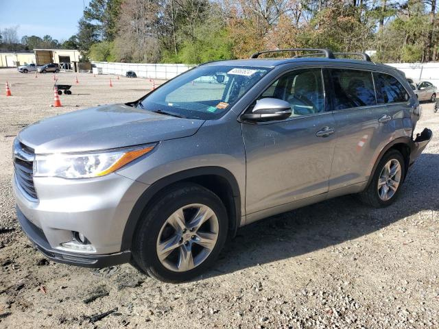 5TDDKRFHXFS076392 - 2015 TOYOTA HIGHLANDER LIMITED SILVER photo 1