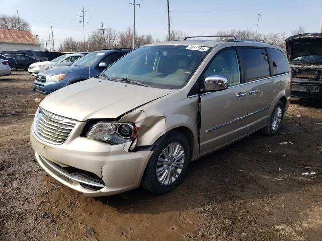 2C4RC1GG4DR621714 - 2013 CHRYSLER TOWN & COU LIMITED GOLD photo 1