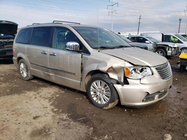 2C4RC1GG4DR621714 - 2013 CHRYSLER TOWN & COU LIMITED GOLD photo 4