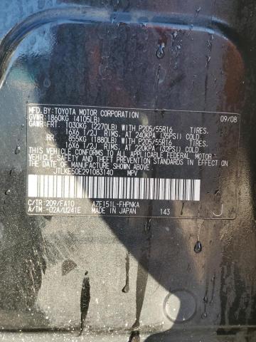 JTLKE50E291083140 - 2009 SCION XB XB 黑色 照片 13