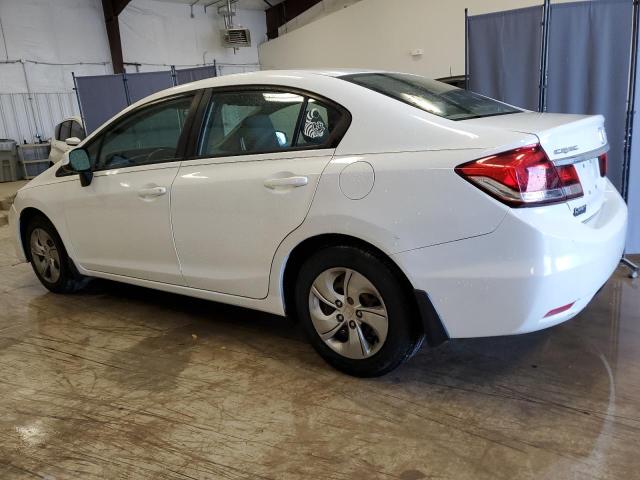 2HGFB2F51DH601309 - 2013 HONDA CIVIC LX WHITE photo 2