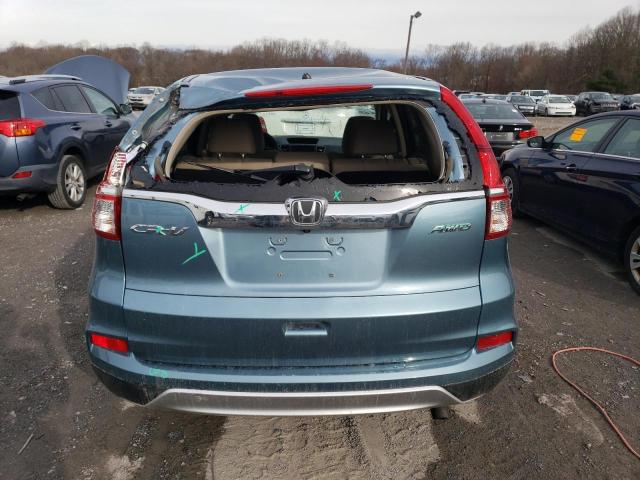 2HKRM4H50GH633047 - 2016 HONDA CR-V EX BLUE photo 6