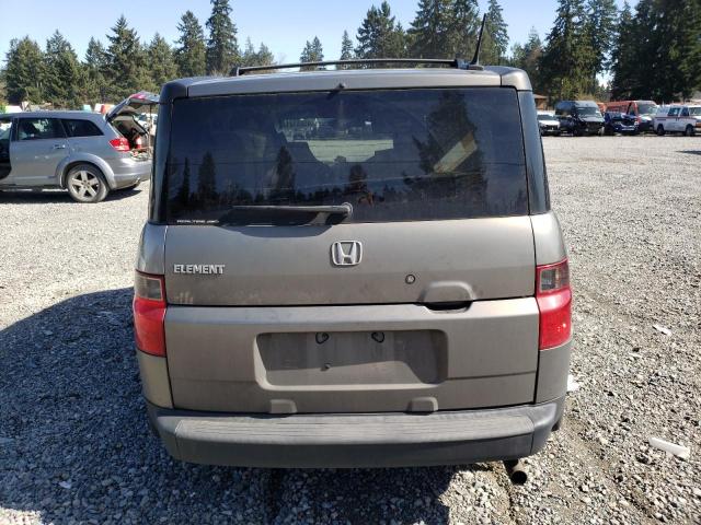 5J6YH28778L008383 - 2008 HONDA ELEMENT EX GRAY photo 6