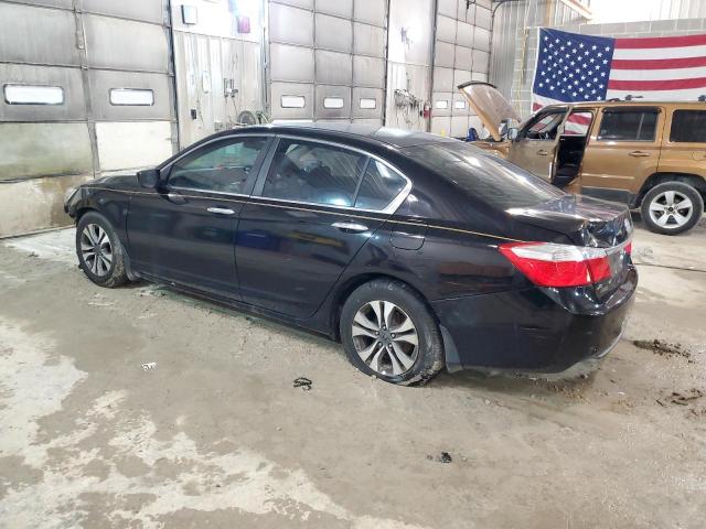 1HGCR2F38DA085770 - 2013 HONDA ACCORD LX BLACK photo 2