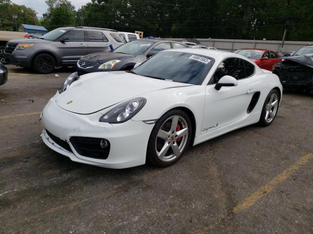 WP0AB2A80EK193065 - 2014 PORSCHE CAYMAN S WHITE photo 1