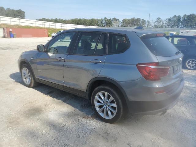 5UXWX9C55E0D17055 - 2014 BMW X3 XDRIVE28I GRAY photo 2