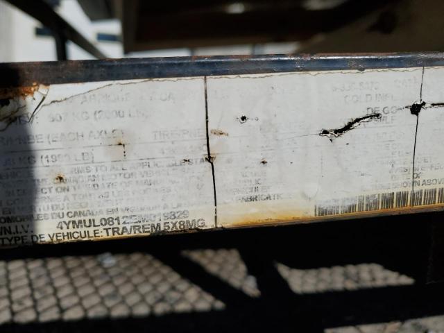 4YMUL0812EM019829 - 2018 UTILITY TRAILER Qara foto 10