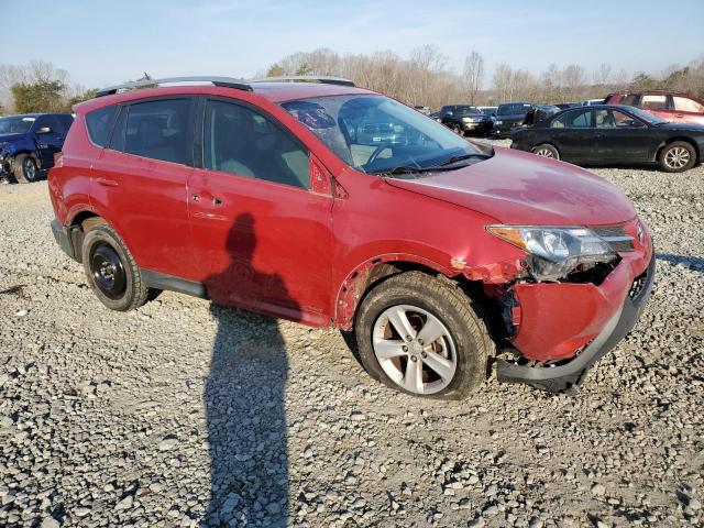 2T3WFREV6DW014732 - 2013 TOYOTA RAV4 XLE RED photo 4