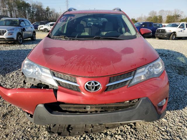 2T3WFREV6DW014732 - 2013 TOYOTA RAV4 XLE RED photo 5