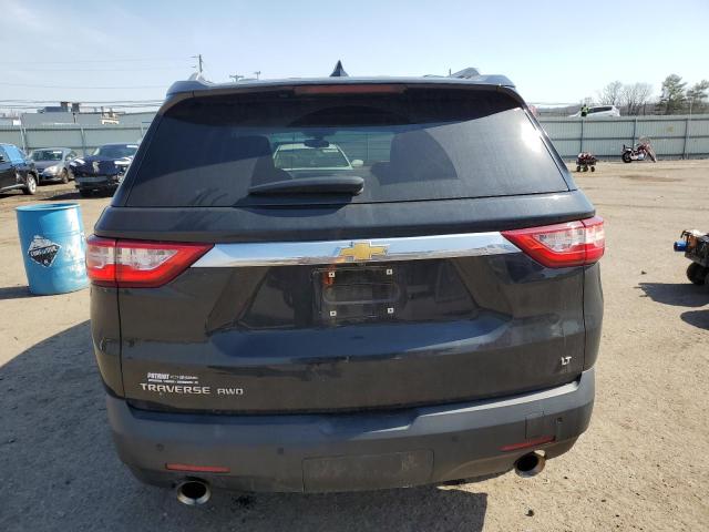 1GNEVGKW7JJ195406 - 2018 CHEVROLET TRAVERSE LT BLACK photo 6