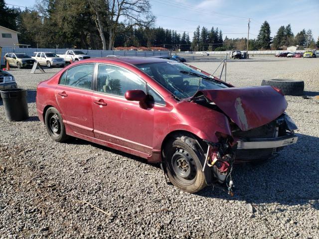 2HGFA1F53BH518829 - 2011 HONDA CIVIC LX RED photo 4