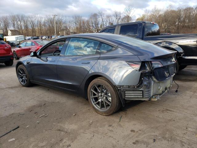 5YJ3E1EA9PF395359 - 2023 TESLA MODEL 3 GRAY photo 2