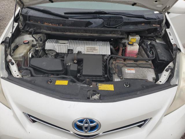 JTDZN3EU6C3149635 - 2012 TOYOTA PRIUS V WHITE photo 11