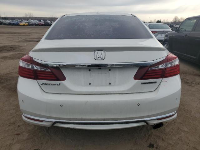 1HGCR2F02GA802559 - 2016 HONDA ACCORD EX WHITE photo 6