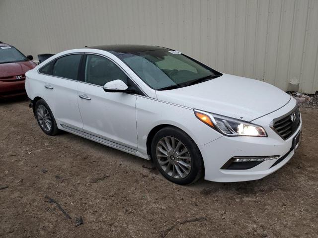 5NPE34AF8FH098679 - 2015 HYUNDAI SONATA SPORT WHITE photo 4