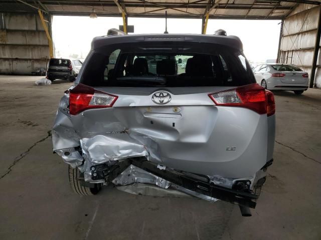 JTMZFREV6FD080467 - 2015 TOYOTA RAV4 LE SILVER photo 6