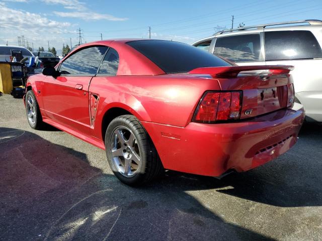1FAFP42X72F120147 - 2002 FORD MUSTANG GT RED photo 2