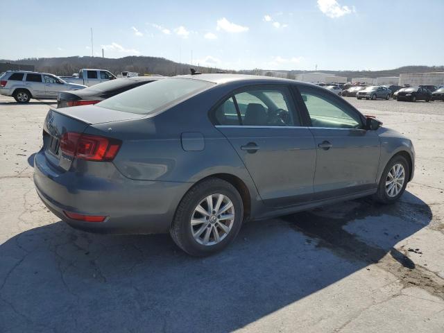 3VW637AJ7DM291209 - 2013 VOLKSWAGEN JETTA HYBRID GRAY photo 3