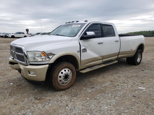 3C63DRKL9CG186237 - 2012 DODGE RAM 3500 LONGHORN WHITE photo 1