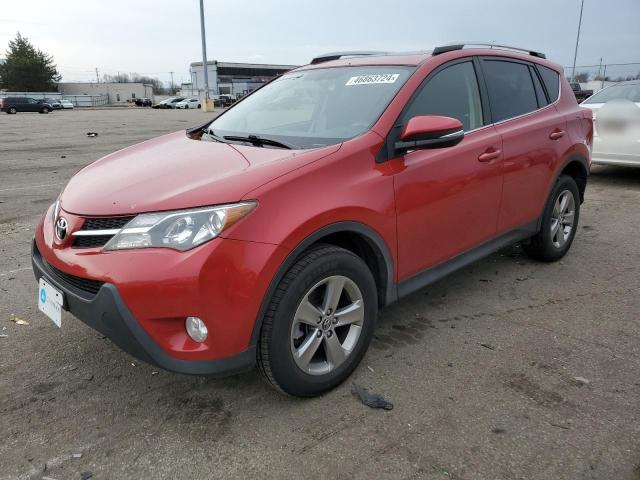 JTMRFREV6FD151182 - 2015 TOYOTA RAV4 XLE RED photo 1