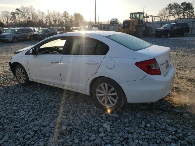 2HGFB2F83CH310917 - 2012 HONDA CIVIC EX WHITE photo 2