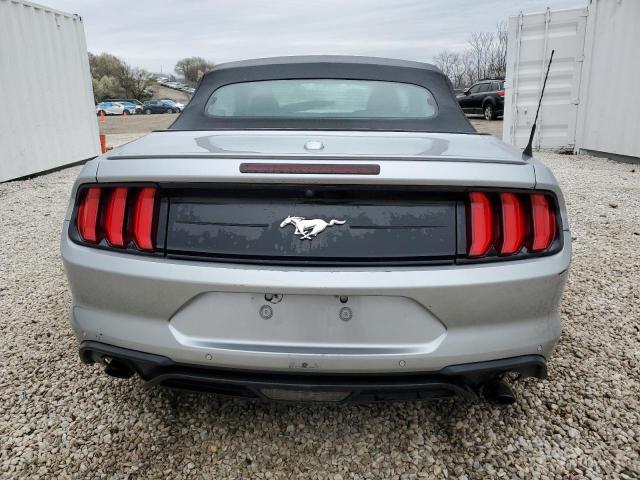 1FATP8UH3L5186461 - 2020 FORD MUSTANG GRAY photo 6