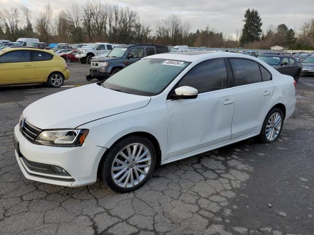 3VWL17AJXGM375800 - 2016 VOLKSWAGEN JETTA SEL WHITE photo 1