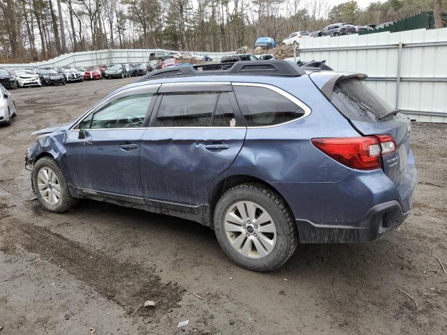 4S4BSAHC4J3336009 - 2018 SUBARU OUTBACK 2.5I PREMIUM BLUE photo 2