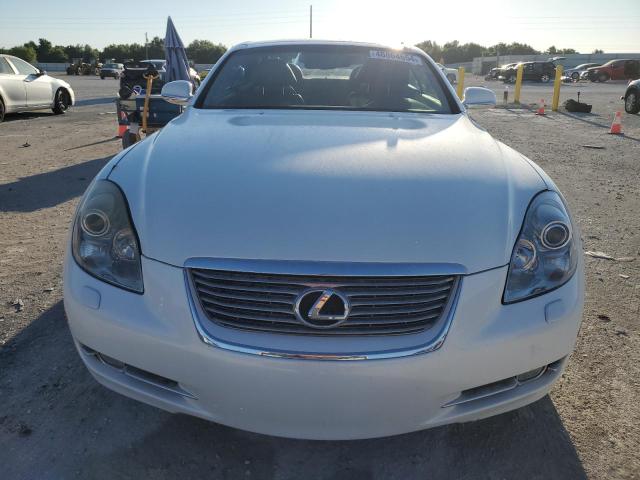 JTHFN45Y789020026 - 2008 LEXUS SC 430 WHITE photo 5