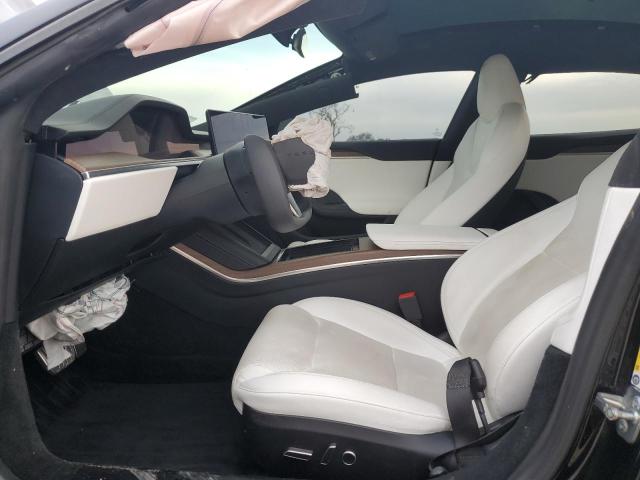 5YJSA1E58NF487215 - 2022 TESLA MODEL S BLACK photo 7