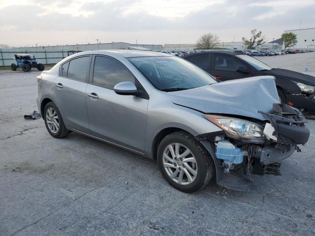 JM1BL1V71C1680386 - 2012 MAZDA 3 I SILVER photo 4