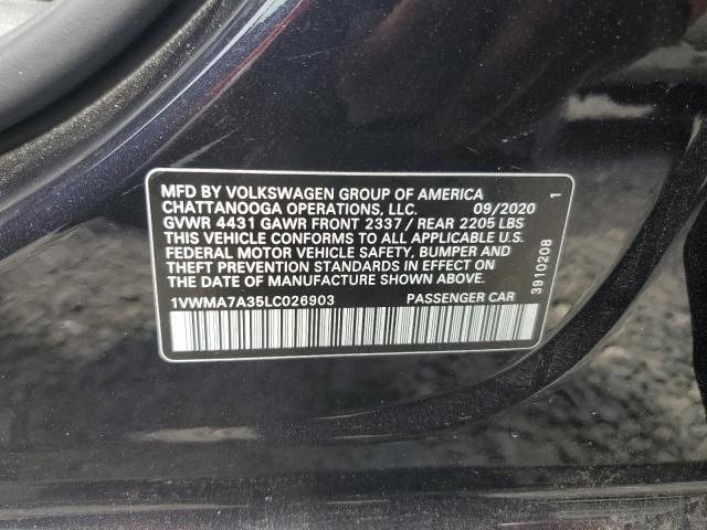 1VWMA7A35LC026903 - 2020 VOLKSWAGEN PASSAT R-LINE Qara foto 13
